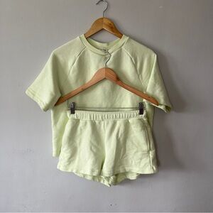 Wesley Lounge Set from Bandier Lime Green Size XS